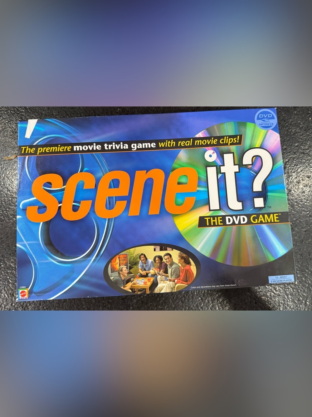 Vintage 2002 Scene It The DVD Game Original Premiere Movie Trivia Board Game